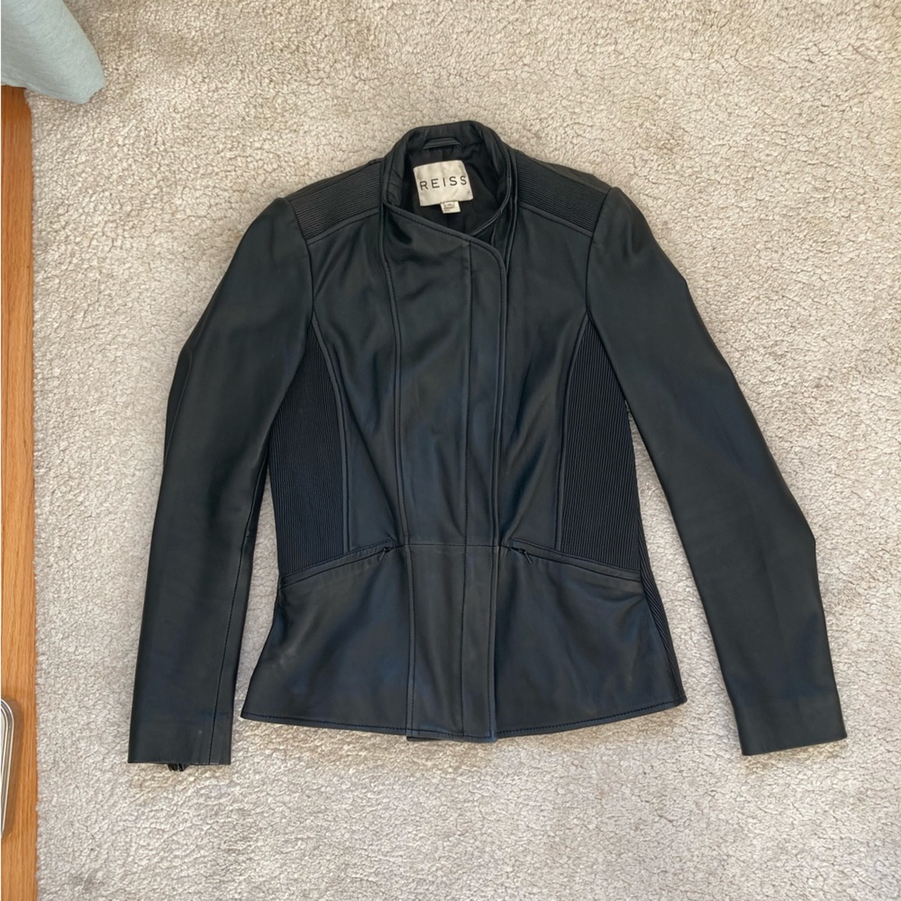 Reiss Leather Jacket Like New condition